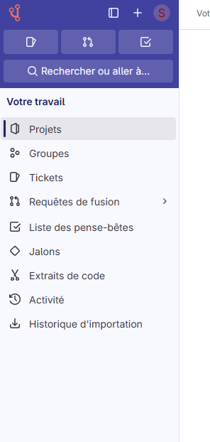 Accéder au profil
